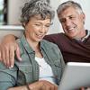 Couple researching online Couple researching online